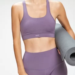 MP Dames Sportbeha Composure Twist Back - Smokey Purple -Myprotein 12783010 5564882690117539