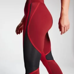 MP Women's Engage Colour Block Leggings - Danger/Wine -Myprotein 12783106 8304892024797848