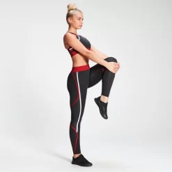 MP Women's Engage Colour Block Leggings - Zwart/Danger -Myprotein 12783114 1164892024689926