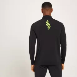 MP Linear Mark Graphic Sportshirt Met Kwartrits Voor Heren - Zwart -Myprotein 12788600 1774932688508367