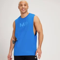MP Hemd Met Fade-print Voor Heren - True Blue -Myprotein 12788672 1534935076301469