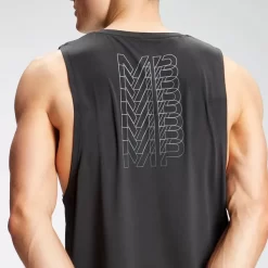 MP Men's Repeat Graphic Training Tank Top - Zwart -Myprotein 12789093 5044870015094829