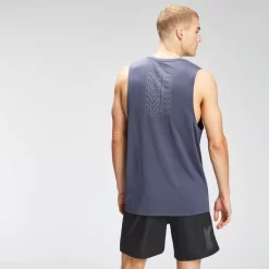 MP Men's Repeat Graphic Training Tank Top - Graphite -Myprotein 12789111 3174870015580565