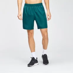 MP Heren Repeat Grafische Trainingsshorts - Diep Teal