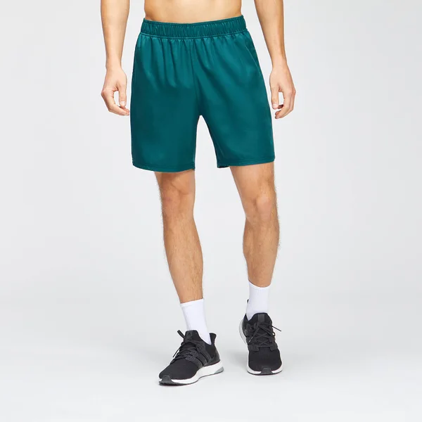 MP Heren Repeat Grafische Trainingsshorts - Diep Teal 3 MP Heren Repeat Grafische Trainingsshorts - Diep Teal
