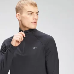 MP Heren Repeat Grafisch Training 1/4 Zip - Zwart -Myprotein 12789165 1124870016941341