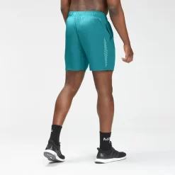 MP Men's Repeat Mark Graphic Training Shorts | Teal | MP -Myprotein 12789309 2034873899958224