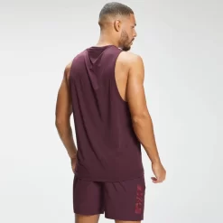 MP Men's Graffiti Graphic Training Tank Top - Port -Myprotein 12789372 4634882199009310