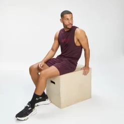 MP Men's Graffiti Graphic Training Tank Top - Port -Myprotein 12789372 7294882199051304