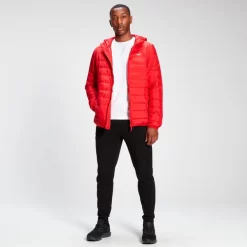MP Men's Lightweight Hooded Packable Puffer Jacket - Danger -Myprotein 12790146 1224891530941007