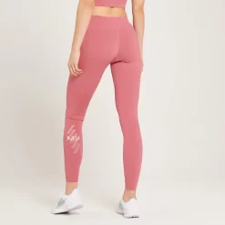 MP Linear Mark Sportlegging Voor Dames - Bordeauxrood -Myprotein 12847245 1994929352981431