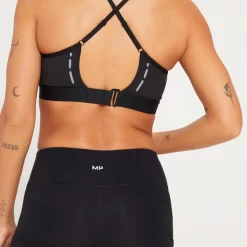 MP Women's Power Ultra Strappy Sports Bra - Black -Myprotein 12855673 9624929363743421
