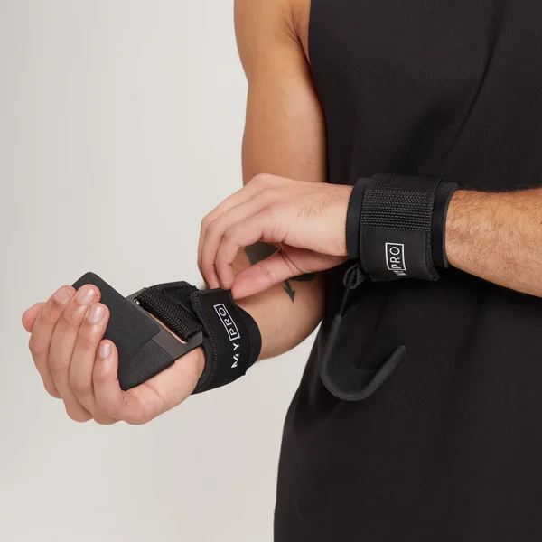 MYPRO Gewichthefhaken - Zwart 5 MYPRO Gewichthefhaken - Zwart - Afbeelding 3