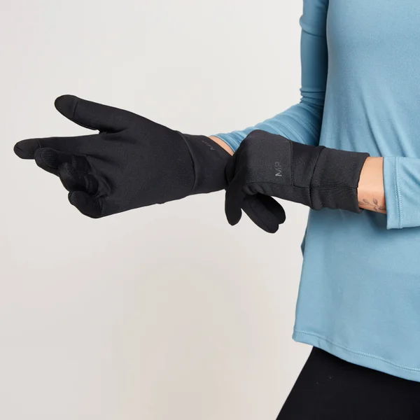 MP Reflective Running Gloves - Black 6 MP Reflective Running Gloves - Black - Afbeelding 4