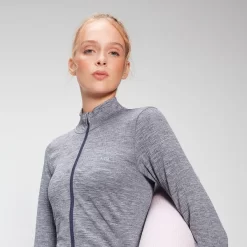 MP Women's Composure Zip Through Jacket - Galaxy Blue -Myprotein 12857264 9464891531595169