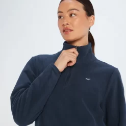 MP Women's Rest Day 1/4 Zip Fleece - Navy -Myprotein 12857536 1755049071240919