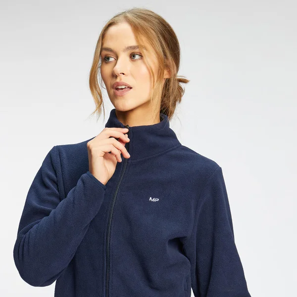 MP Women's Essential Fleece Zip Through Jacket - Navy 6 MP Women's Essential Fleece Zip Through Jacket - Navy - Afbeelding 4
