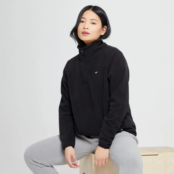 MP Women's Essential 1/4 Zip Fleece - Zwart 7 MP Women's Essential 1/4 Zip Fleece - Zwart - Afbeelding 5