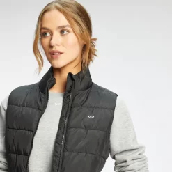 MP Outerwear Lichtgewicht Gewatteerde Bodywarmer Voor Dames - Zwart -Myprotein 12857730 1784884223802121