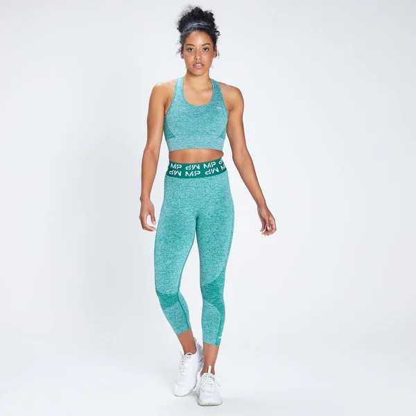 MP Women's Curve 3/4 Leggings - Energy Green 4 MP Women's Curve 3/4 Leggings - Energy Green - Afbeelding 2