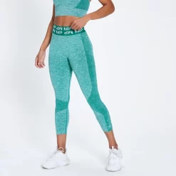 MP Women's Curve 3/4 Leggings - Energy Green