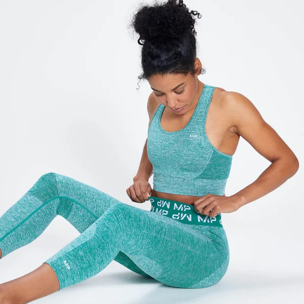 MP Women's Curve 3/4 Leggings - Energy Green 6 MP Women's Curve 3/4 Leggings - Energy Green - Afbeelding 4