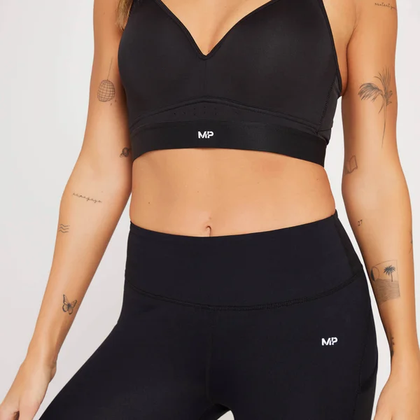 MP Sportbeha Met Hoge Ondersteuning En Voorgevormde Cups - Zwart 7 MP Sportbeha Met Hoge Ondersteuning En Voorgevormde Cups - Zwart - Afbeelding 5