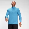 MP Men's Performance 1/4 Zip Top - Bright Blue Marl -Myprotein 12953249 1514893557627559
