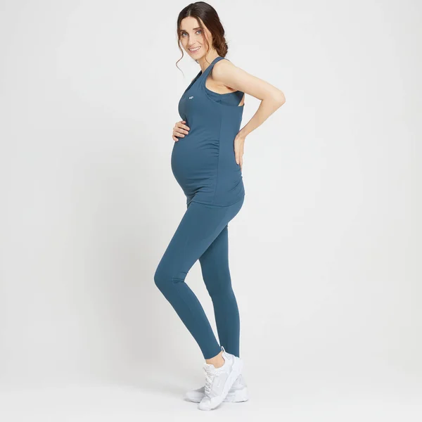 MP Power Maternity Hemd Voor Dames - Stofblauw 4 MP Power Maternity Hemd Voor Dames - Stofblauw - Afbeelding 2