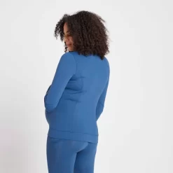 MP Power Maternity Shirt Met Kwartrits Voor Dames - Stofblauw 10 MP Power Maternity Shirt Met Kwartrits Voor Dames - Stofblauw -Myprotein 13028764 8034918736702724