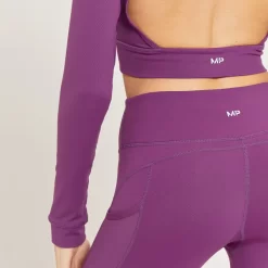 MP Power Shirt Met Lange Mouwen Voor Dames - Paars -Myprotein 13108725 1034959958468008