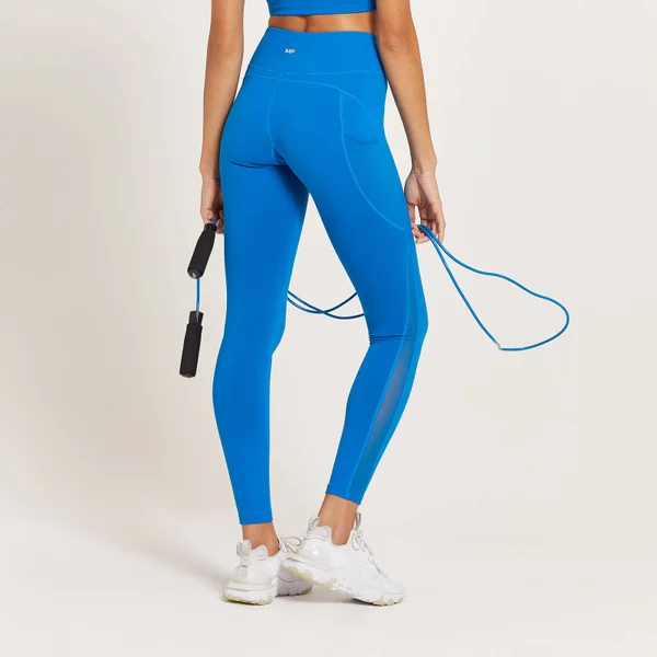 MP Power Legging Van Meshstof Voor Dames - Echt Blauw 5 MP Power Legging Van Meshstof Voor Dames - Echt Blauw - Afbeelding 3