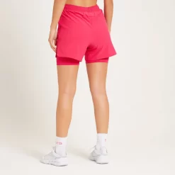 MP 2-IN-1 Sportshort Voor Dames - Magenta -Myprotein 13109258 1084912774603851