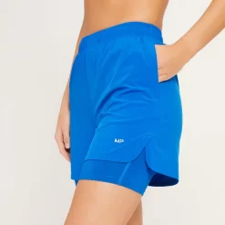 MP 2-IN-1 Sportshort Voor Dames - Echt Blauw -Myprotein 13109266 1254912774945179