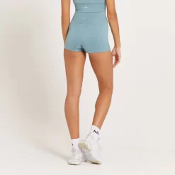 MP Shape Naadloze Booty Short Voor Dames - Steenblauw -Myprotein 13110725 5184915095292983