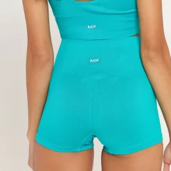 MP Shape Naadloze Booty Short Voor Dames - Laguneblauw -Myprotein 13110733 1194915095577260