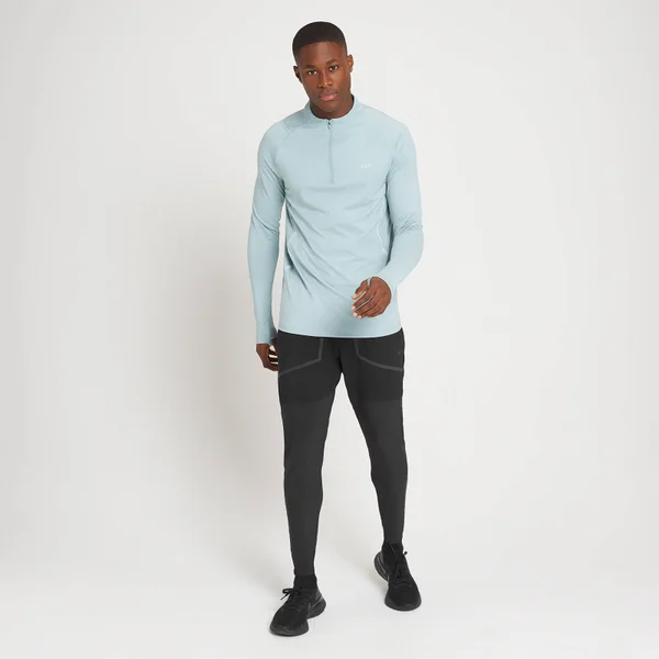 MP Velocity Ultra Shirt Met Kwartrits Voor Heren - IJsblauw 4 MP Velocity Ultra Shirt Met Kwartrits Voor Heren - IJsblauw - Afbeelding 2