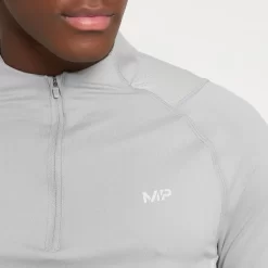 MP Velocity Ultra Shirt Met Kwartrits Voor Heren - Stormgrijs -Myprotein 13111622 1134920554158800