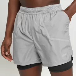 MP Velocity Ultra 2-in-1 Short Voor Heren - Stormgrijs -Myprotein 13111713 4254920554802093