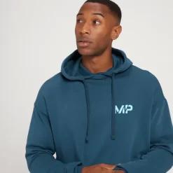 MP Adapt Hoodie Met Verwassen Finish Voor Heren - Stofblauw -Myprotein 13112523 1684933223024037