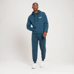 MP Adapt Hoodie Met Verwassen Finish Voor Heren - Stofblauw -Myprotein 13112523 1944933222933134