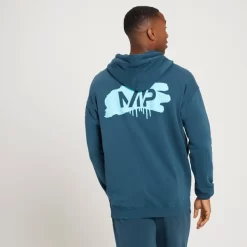 MP Adapt Hoodie Met Verwassen Finish Voor Heren - Stofblauw -Myprotein 13112523 9364933222977048