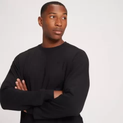 MP Dynamic Training Sweatshirt Met Ronde Hals Voor Heren - Verwassen Zwart -Myprotein 13113389 1114958669657685