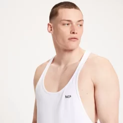 MP Form Sporthemd Met Halternek Voor Heren - Wit -Myprotein 13113711 1444944372334611