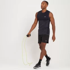 MP Naadloos Hemd Voor Heren - Zwart Gemêleerd -Myprotein 13114831 2064932687873330