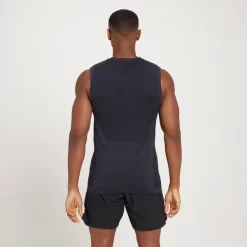 MP Naadloos Hemd Voor Heren - Zwart Gemêleerd -Myprotein 13114831 2994932687929856