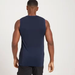 MP Naadloos Hemd Voor Heren - Diepblauw Gemêleerd -Myprotein 13114840 1194932686757792