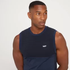 MP Naadloos Hemd Voor Heren - Diepblauw Gemêleerd -Myprotein 13114840 6274932686817420