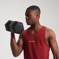 MP Originals Sporthemd Met Halternek Voor Heren - Scharlakenrood -Myprotein 13116028 1024920555772719