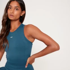 MP Tempo Naadloos Hemd Voor Dames -Stofblauw 10 MP Tempo Naadloos Hemd Voor Dames -Stofblauw -Myprotein 13116560 1204914615196017